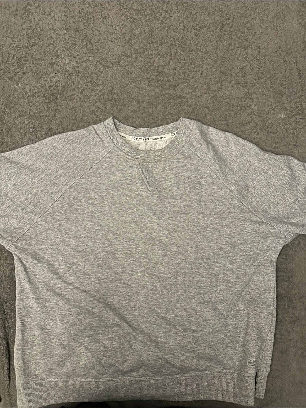 Calvin Klein Men’s Gray Crewneck Sweatshirt
